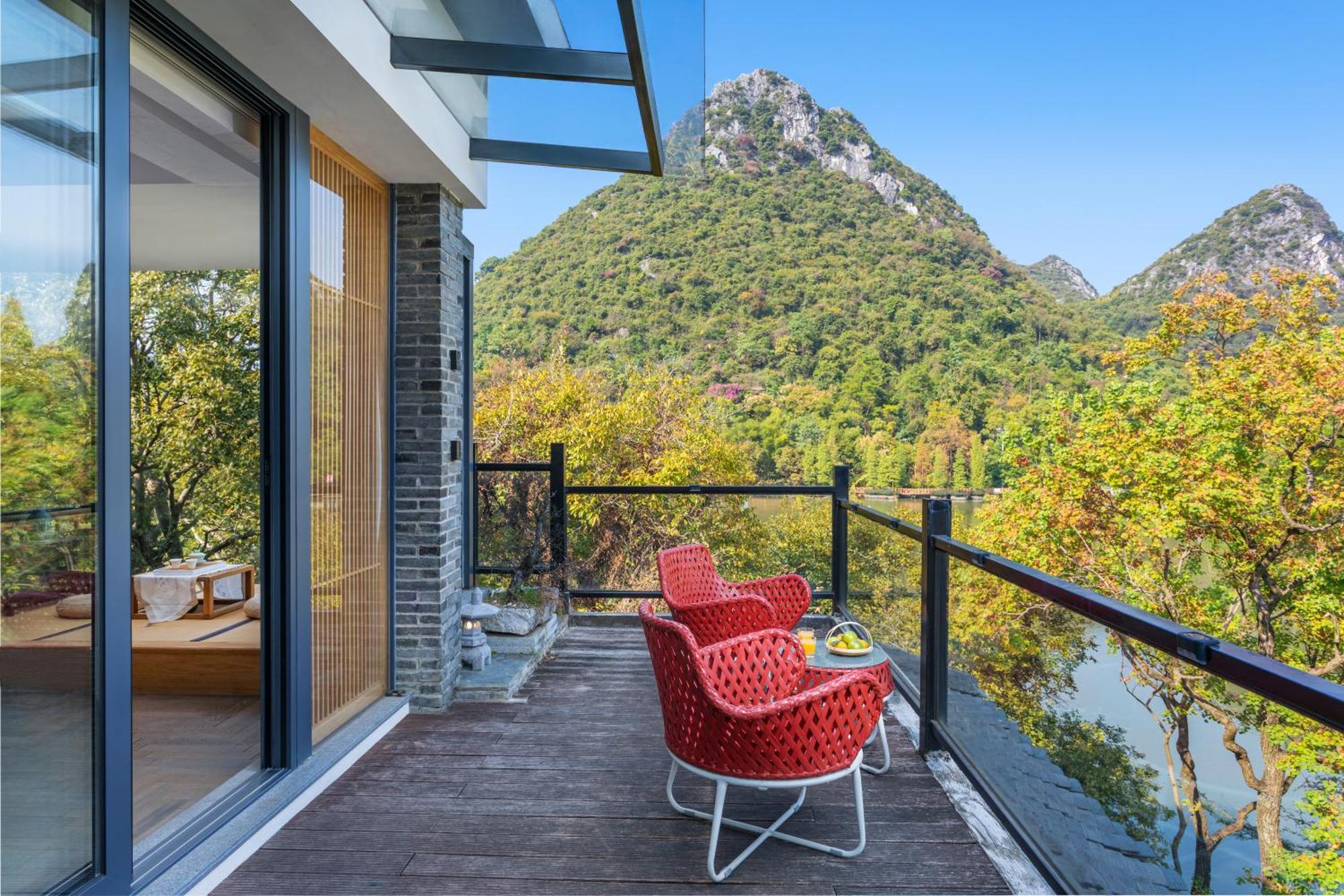 Guilin Heshe Lakeside Resort-Free Pick Up Service Stay Two Nights ภายนอก รูปภาพ